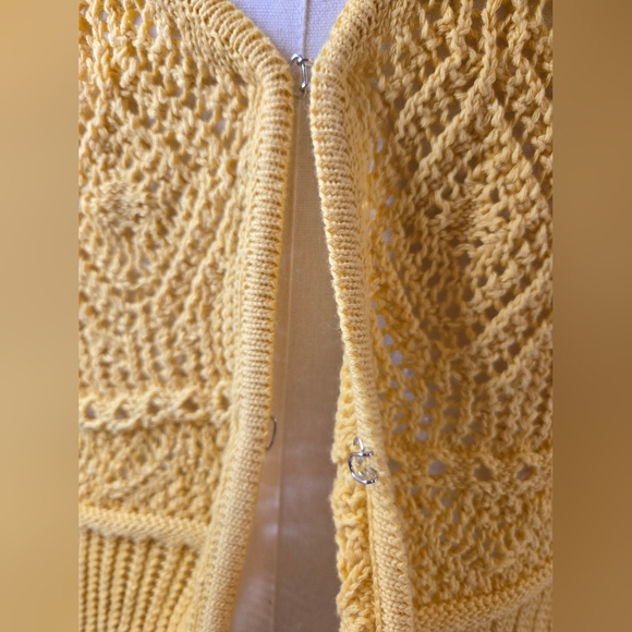 NWT A New Day Yellow Mixed Knit Sweater Vest XL - Picture 6 of 12